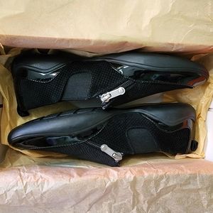 Adrienne Vittadini Ganesa Flats Black Sz 8 NWT